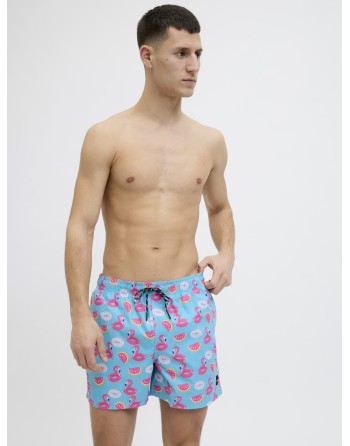 BAÑADOR FLAMENCOS SANDÍAS Y ROSQUILLAS 12272809 JPSTMAUI JJSWIM NOVELTY AOP AKM SN