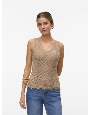 TOP CROCHET TIRANTES CUELLO V 10329189 VMNOEL SL V-NECK TOP FR
