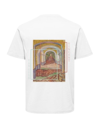 CAMISETA M/C VINCENT VAN GOGH 22034221 ONSVAN GOGH REG SS TEE