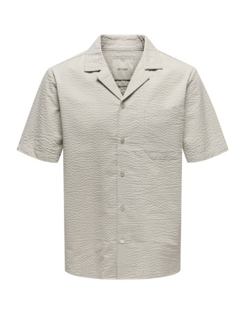 CAMISA M/C RAYAS FINAS 22030342 ONSEYE RESORT SEERS 0009 SHIRT NOOS