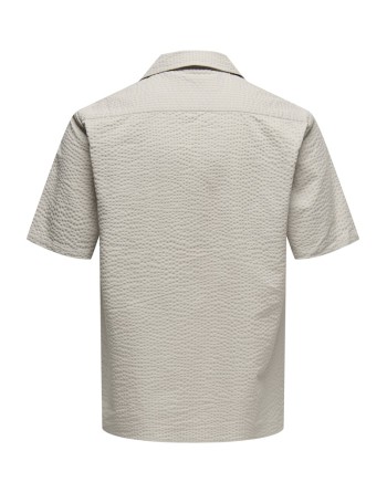 CAMISA M/C RAYAS FINAS 22030342 ONSEYE RESORT SEERS 0009 SHIRT NOOS
