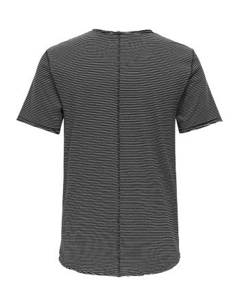 CAMISETA M/C CUELLO RULE RAYAS SIN BOLSILLO 22033681 ONSBENNE REG SS STRIPE TEE