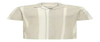 CAMISA M/C CORTE REGULAR LINO RAYA ANCHA 22026109 ONSCAIDEN LIFE STRIPE RES LINENBLENDNOOS