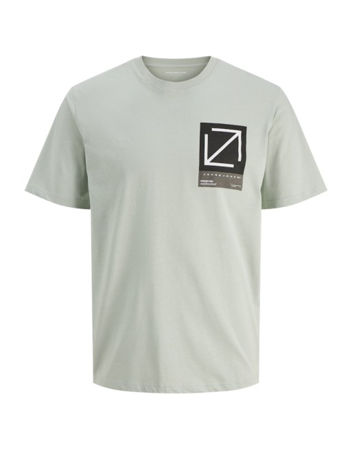 CAMISETA M/C JACK AND JONES LOGO ARCOIRIS 12286113 JCOSYSTEMATIC TEE SS CREW NECK STYDSS25