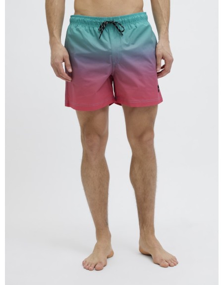 BAÑADOR DOS COLORES DIFUMINADO 12272952 JPSTMAUI JJSWIM DIP DYE AKM