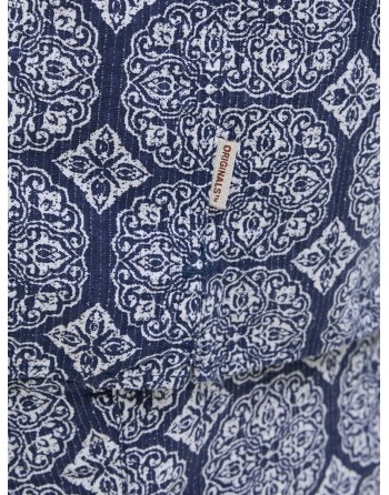 CAMISA M/C ESTAMPADO MOSAICO 12277186 JORSEERSUCKER AOP SHIRT SS