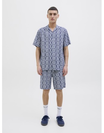 CAMISA M/C ESTAMPADO MOSAICO 12277186 JORSEERSUCKER AOP SHIRT SS