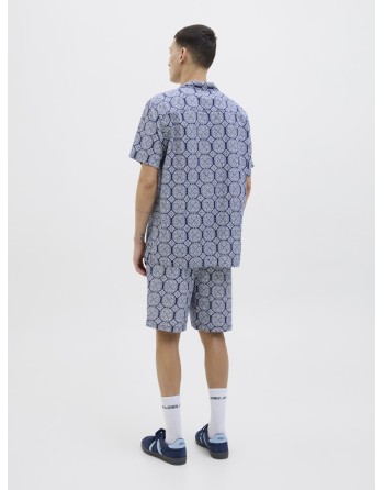CAMISA M/C ESTAMPADO MOSAICO 12277186 JORSEERSUCKER AOP SHIRT SS