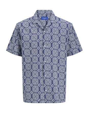 CAMISA M/C ESTAMPADO MOSAICO 12277186 JORSEERSUCKER AOP SHIRT SS