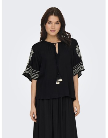 BLUSA M/C BORLAS 15347078 