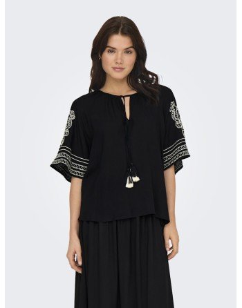 BLUSA M/C BORLAS 15347078 