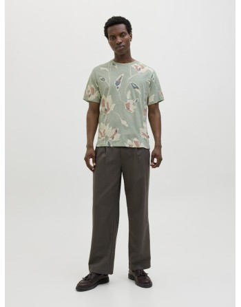 CAMISETA M/C FLORES ABSTRACTAS 12279351 JPRBLAPALERMO AOP SS TEE