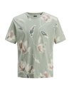 CAMISETA M/C FLORES ABSTRACTAS 12279351 JPRBLAPALERMO AOP SS TEE