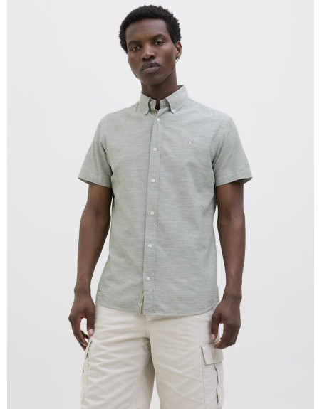 CAMISA M/C HILO 12276814 JPRBLUSUMMER SHIELD S/S SHIRT LN