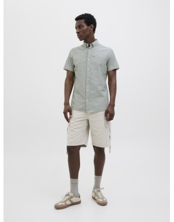 CAMISA M/C HILO 12276814 JPRBLUSUMMER SHIELD S/S SHIRT LN