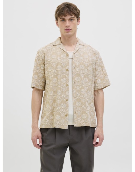 CAMISA M/C FLORES BORDADAS 12277947 