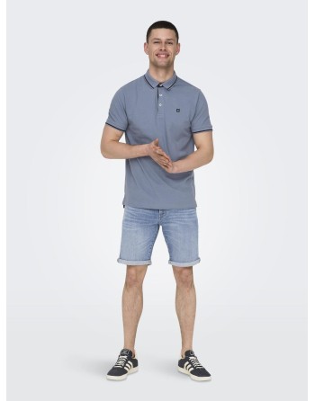 BERMUDAS TEJANAS PLY SHORTS 22028772 ONSPLY MBD 8772 TAI DNM SHORTS NOOS