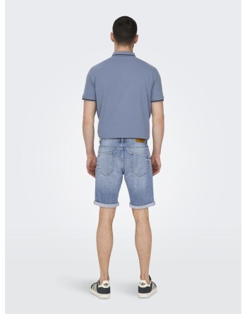 BERMUDAS TEJANAS PLY SHORTS 22028772 ONSPLY MBD 8772 TAI DNM SHORTS NOOS