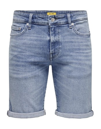 BERMUDAS TEJANAS PLY SHORTS 22028772 ONSPLY MBD 8772 TAI DNM SHORTS NOOS