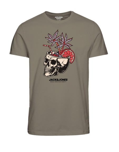 CAMISETA M/C CÓCTEL CALAVERA 12258062 JORSEQUOIA TEE SS CREW NECK 2 FST