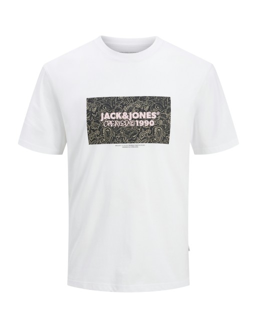 CAMISETA M/C JACK AND JONES CREATED 1990 12262571 JORBUSHWICK BOX TEE SS CREW NECK LN