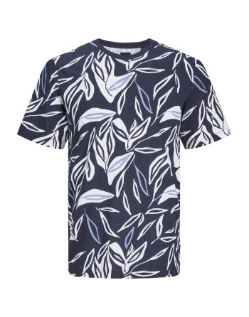 CAMISETA M/C FLOREADA 12255553 JPRBLASUMMER LEAF PRINT SS TEE