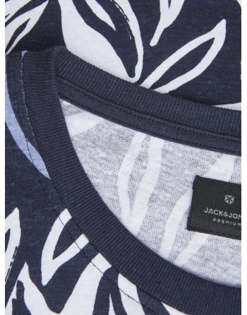 CAMISETA M/C FLOREADA 12255553 JPRBLASUMMER LEAF PRINT SS TEE