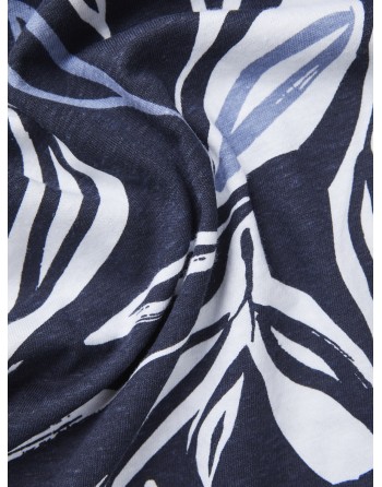 CAMISETA M/C FLOREADA 12255553 JPRBLASUMMER LEAF PRINT SS TEE
