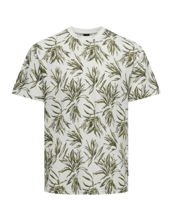 CAMISETA M/C HOJAS PLANTA 22028175 ONSNEWIASON LIFE REG AOP SS TEE