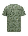 CAMISETA M/C HOJAS PLANTA 22028175 ONSNEWIASON LIFE REG AOP SS TEE