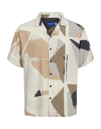 CAMISA M/C FORMAS 12267996 JORLUKE WURL AOP SHIRT SS LN SMU STYD24