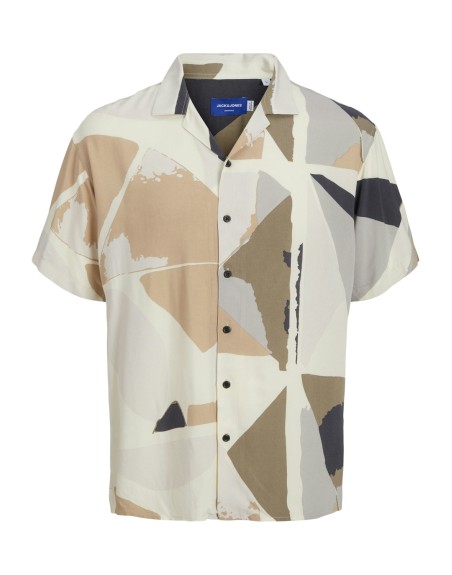 CAMISA M/C FORMAS 12267996 JORLUKE WURL AOP SHIRT SS LN SMU STYD24