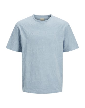 CAMISETA M/C BÁSICA FLORES 12253564 JPRBLUNAEL SS TEE