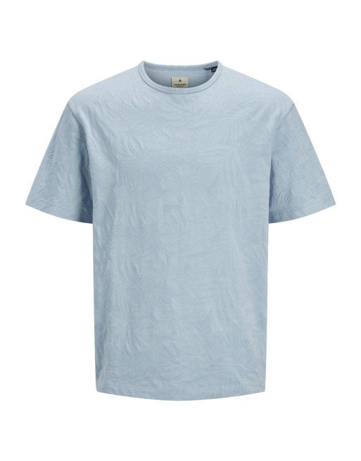 CAMISETA M/C BÁSICA FLORES 12253564 JPRBLUNAEL SS TEE