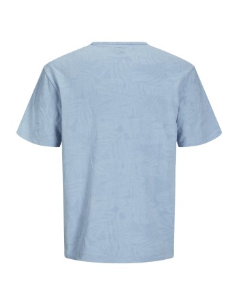 CAMISETA M/C BÁSICA FLORES 12253564 JPRBLUNAEL SS TEE