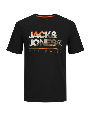 CAMISETA M/C JACK AND JONES WORLDWIDE 12256785 JJLUKE TEE SS CREW NECK