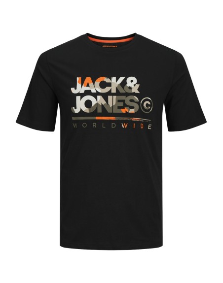 CAMISETA M/C JACK AND JONES WORLDWIDE 12256785 JJLUKE TEE SS CREW NECK