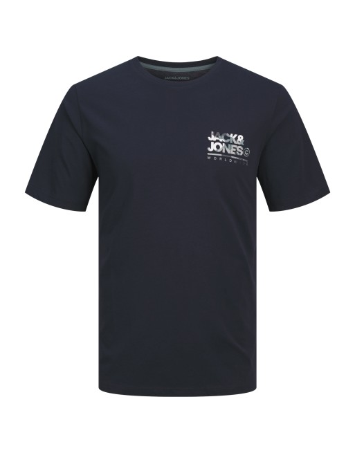 CAMISETA M/C JACK AND JONES WORLDWIDE 12256785 JJLUKE TEE SS CREW NECK