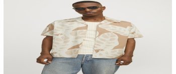 CAMISA M/C FLORES 12255232 JORSEQUOIA TENCEL AOP RESORT SHIRT SS