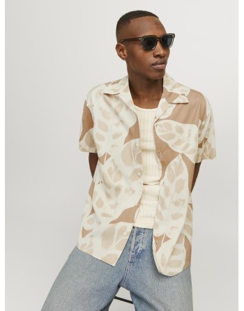 CAMISA M/C FLORES 12255232 JORSEQUOIA TENCEL AOP RESORT SHIRT SS