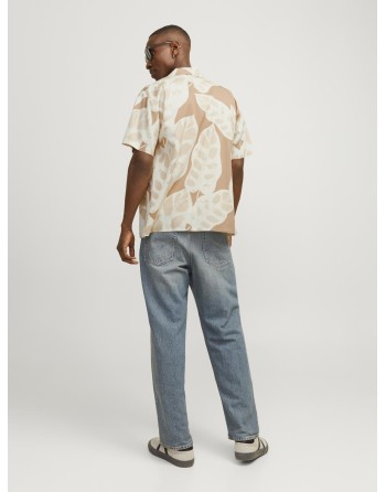 CAMISA M/C FLORES 12255232 JORSEQUOIA TENCEL AOP RESORT SHIRT SS