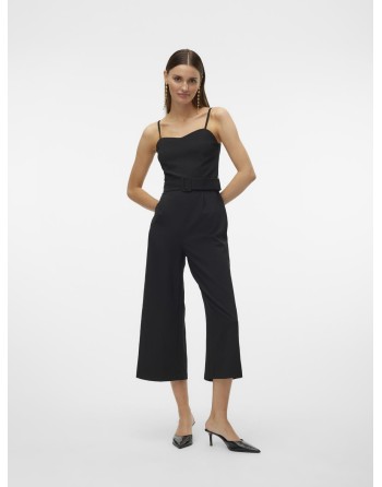 MONO TIRANTES CUELLO CORAZÓN PATA ANCHA 10309424 VMCLOVER SL CROPPED STRAIGHT JUMPSUIT