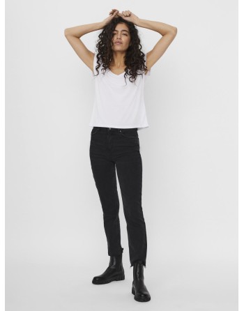 CAMISETA M/C BÁSICA CUELLO V 10247666 VMFILLI SS V-NECK TEE GA NOOS