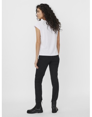 CAMISETA M/C BÁSICA CUELLO V 10247666 VMFILLI SS V-NECK TEE GA NOOS