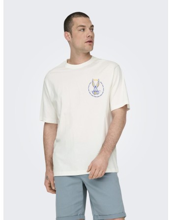 CAMISETA M/C LOONEY TUNES DAFFY DUCK 22028698 ONSLOONEY RLX SS TEE