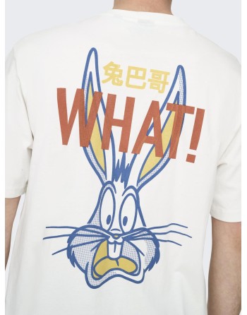 CAMISETA M/C LOONEY TUNES DAFFY DUCK 22028698 ONSLOONEY RLX SS TEE