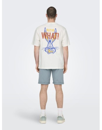 CAMISETA M/C LOONEY TUNES DAFFY DUCK 22028698 ONSLOONEY RLX SS TEE