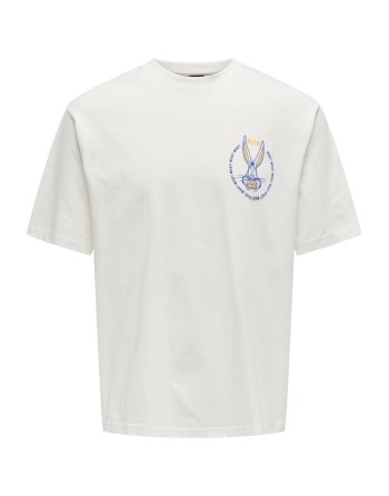 CAMISETA M/C LOONEY TUNES DAFFY DUCK 22028698 ONSLOONEY RLX SS TEE