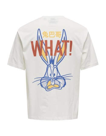 CAMISETA M/C LOONEY TUNES DAFFY DUCK 22028698 ONSLOONEY RLX SS TEE