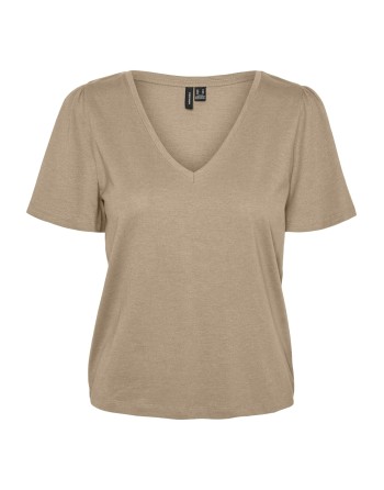 CAMISETA M/C CUELLO V MANGA ANCHITA 10309080 VMMIA SS V-NECK TOP JRS
